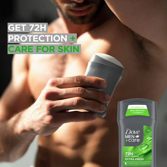 도브 맨케어 안티퍼스피런트 데오드란트 엑스트라 프레시 2.7 oz., 4 pk. – 남성용 데일리 케어에 적합한 타입으로 상쾌한 향과 깔끔한 사용감
