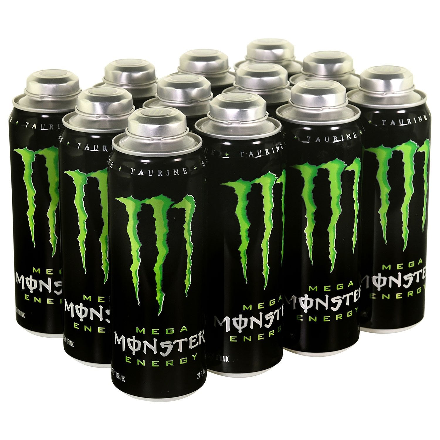 몬스터 에너지 메가 캔 오리지널 24 fl. oz × 12 – 초대형 에너지