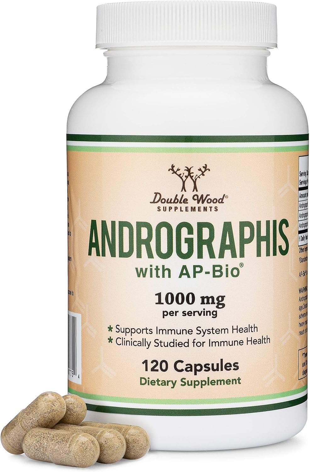 더블우드 천심련 AP-Bio 1,000mg 120캡슐 면역력 강화·항산화·건강 밸런스 지원