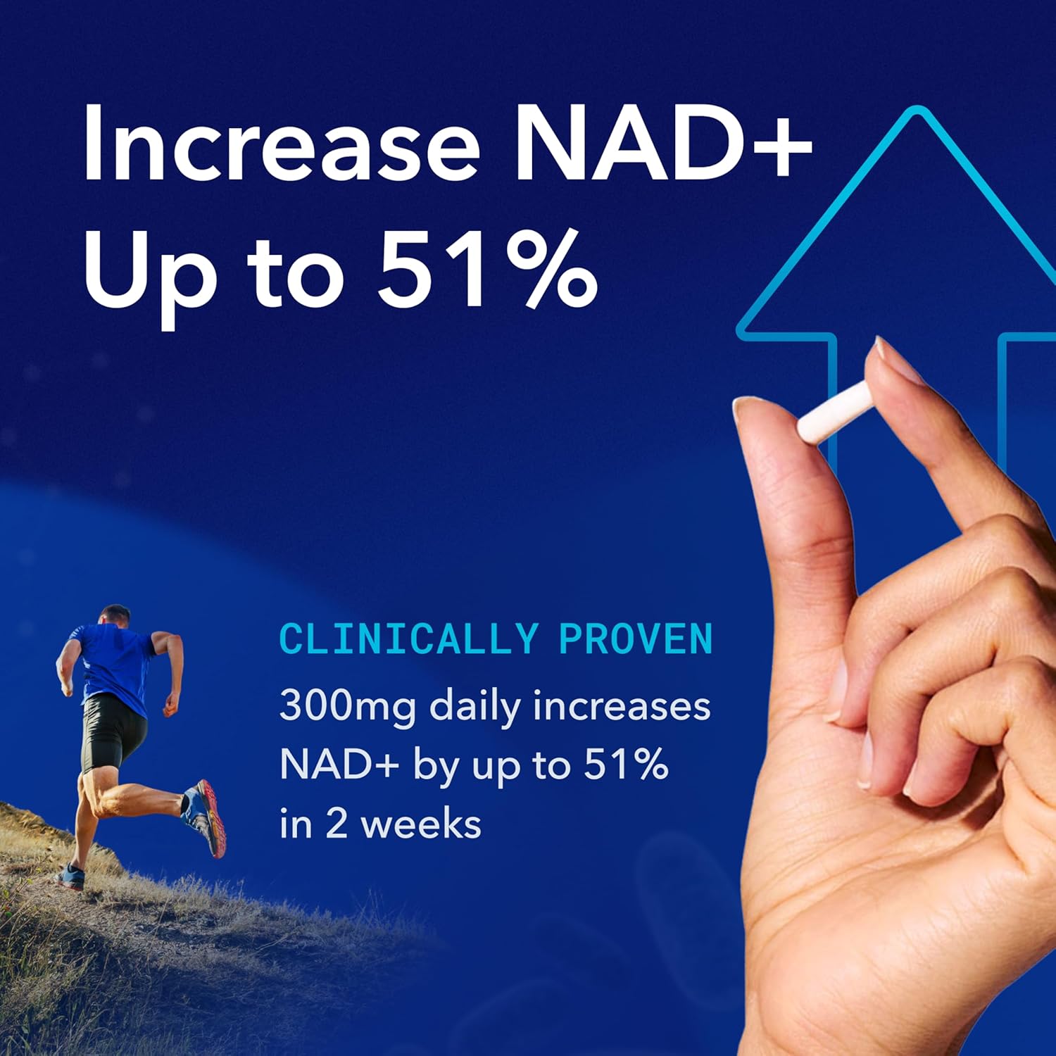 트루 나이아젠 특허 NAD+ 보충제 300 mg 나이아젠 90 Servings – 니코틴아마이드 리보사이드(NR) 성분을 담은 캡슐 타입으로 데일리 영양 관리