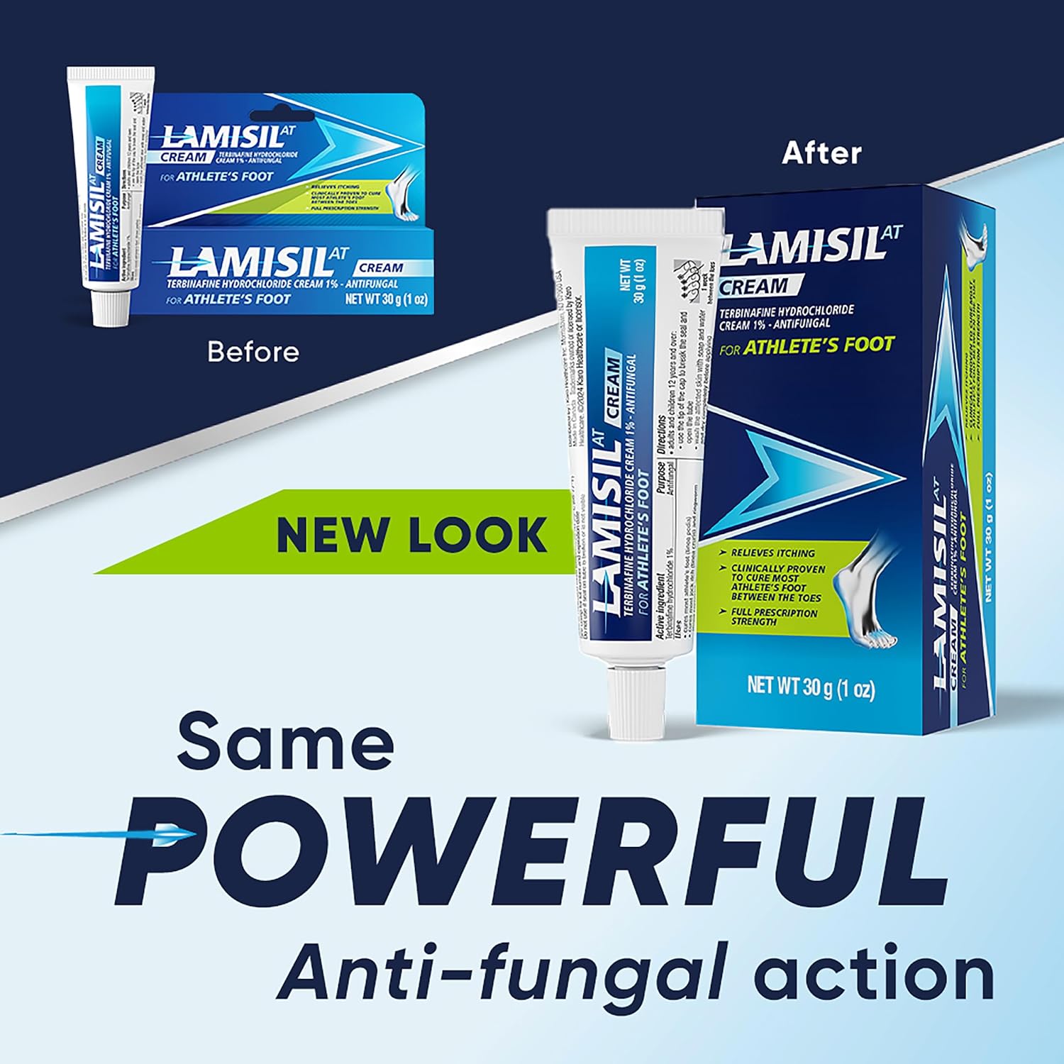 라미실 AT 무좀 항진균 크림 테르비나핀 1% 30g | Lamisil Athlete’s Foot Cream