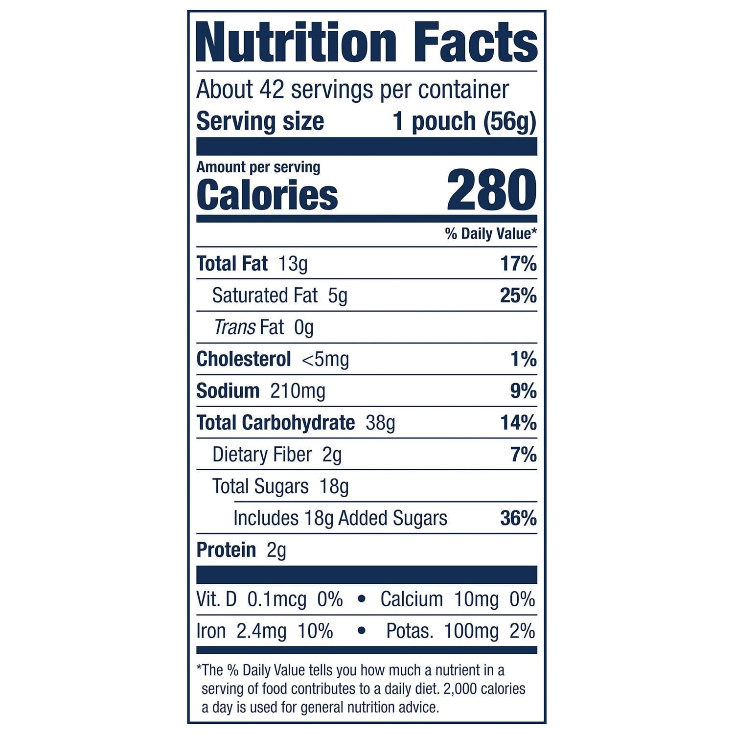 페이머스 에이모스 초콜릿칩 쿠키 2oz × 42팩