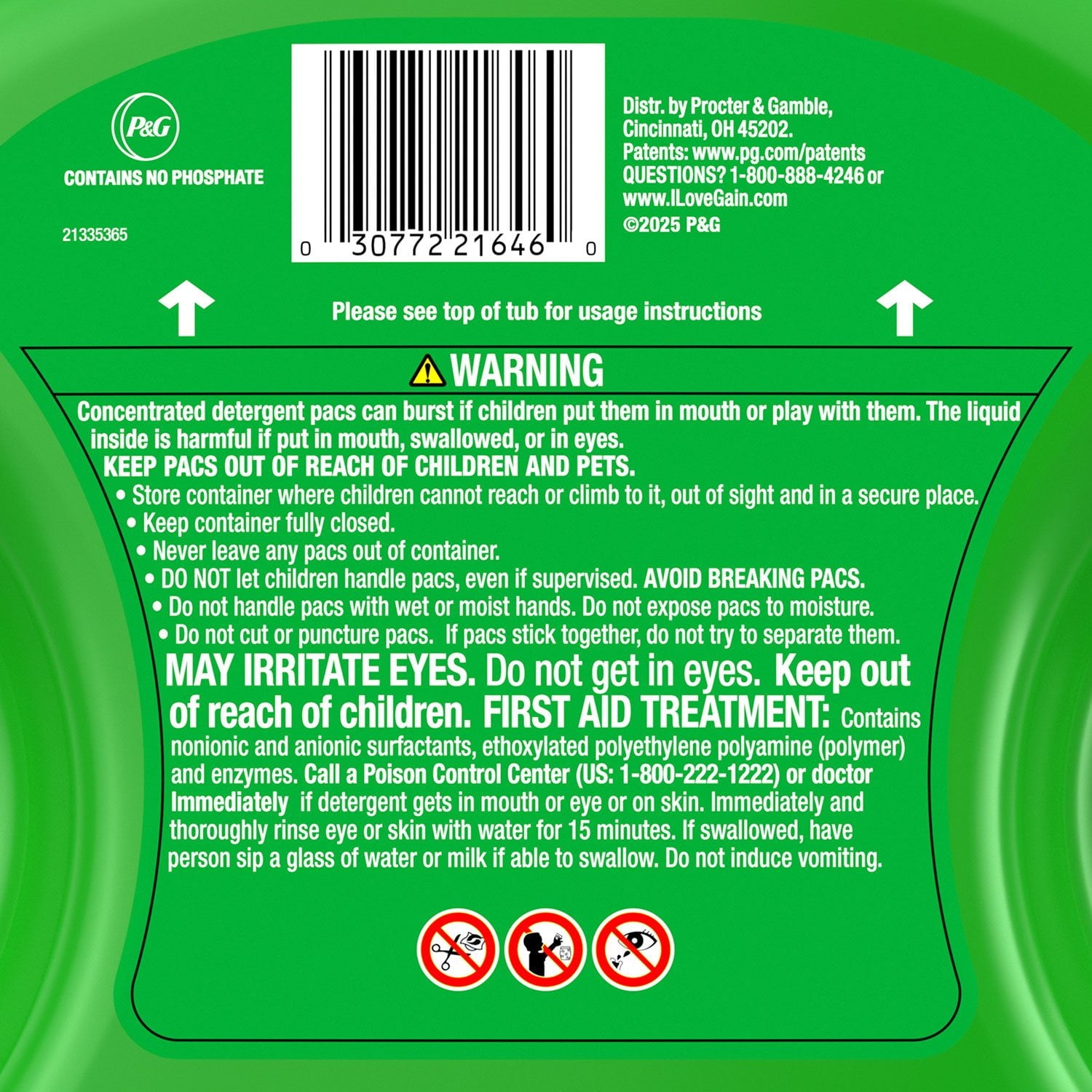 게인 플링스 탱고 트위스트 세탁 캡슐 – 로즈 & 히비스커스 향, 108ct