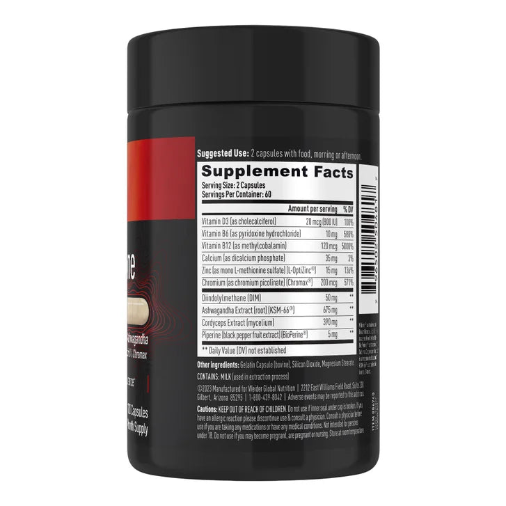 웨이더 프라임 테스토스테론 서포트 – 남성 활력·근력·호르몬 밸런스, 120캡슐