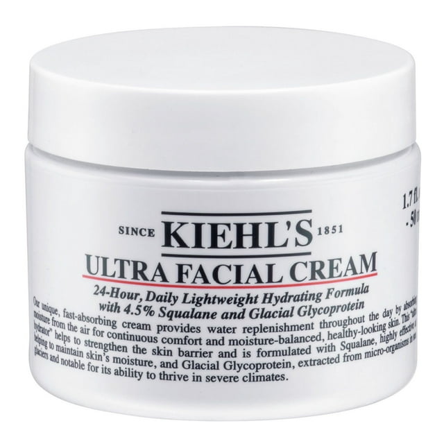 키엘 울트라 페이셜 크림 4.2 fl. oz – 민감 피부용 고보습 크림