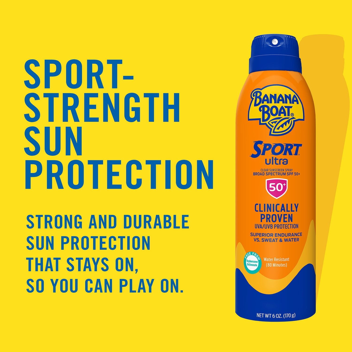 바나나보트 스포츠 울트라 선스프레이 SPF 50 6 oz × 3 – 야외활동용