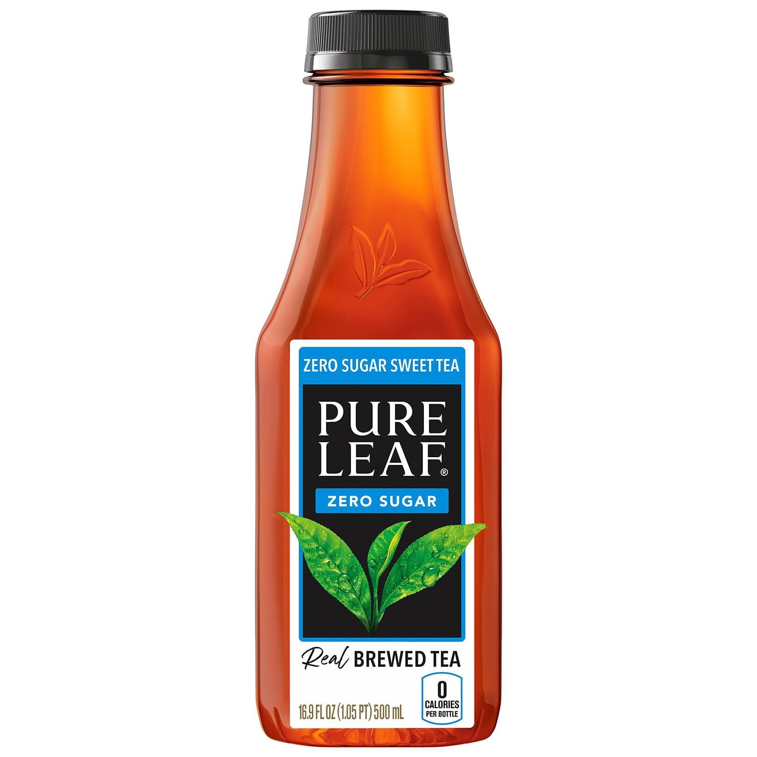퓨어리프 제로슈가 스위트 티 16.9 fl oz × 18 pk – 무설탕 리얼브루 스위트티