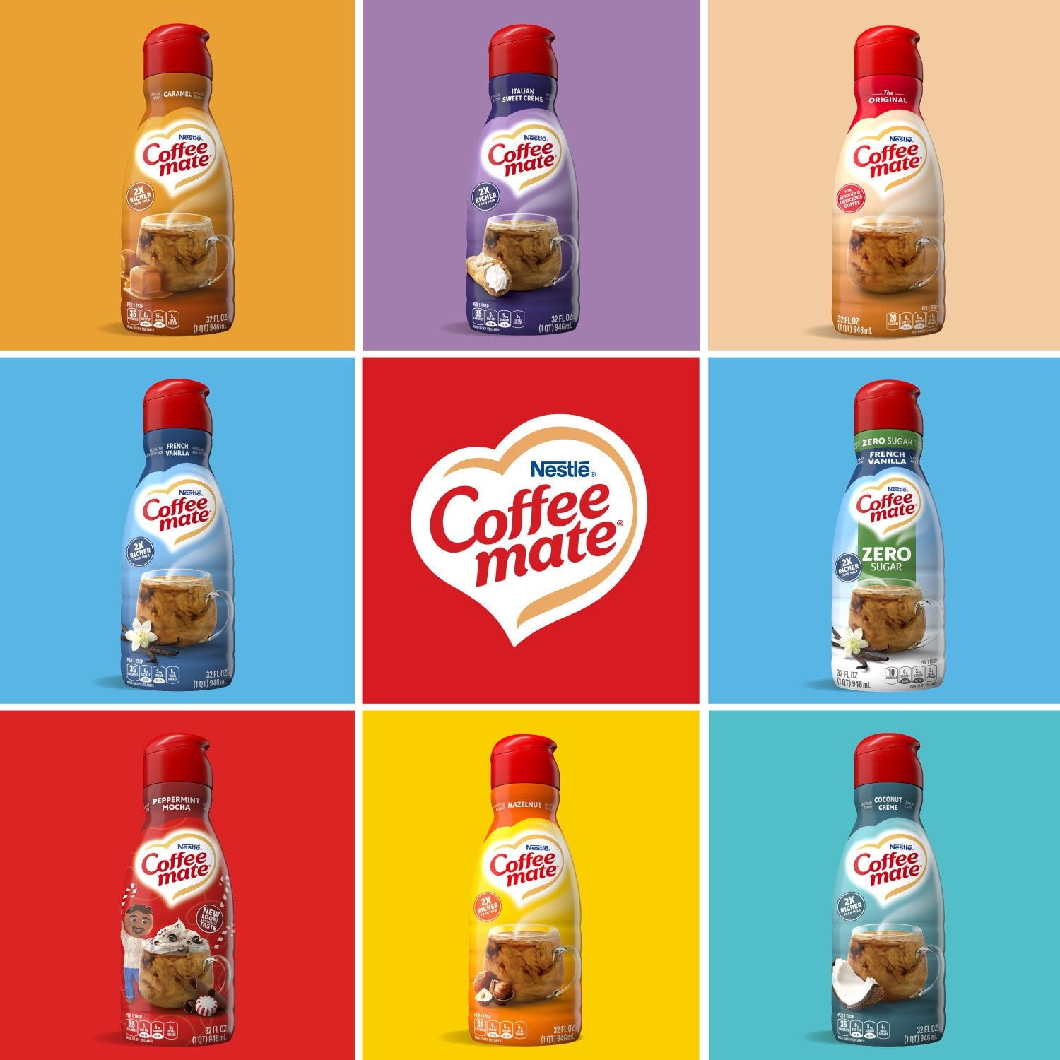네슬레 커피메이트 논데어리 리퀴드 크리머 헤이즐넛 66 fl oz – 무유당 헤이즐넛 크리머
