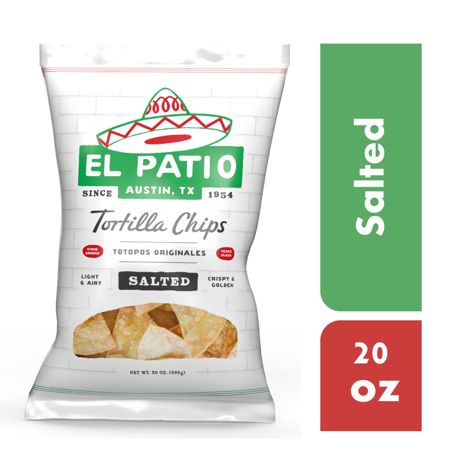 엘 파티오 솔티드 토르티야 칩 – 20oz