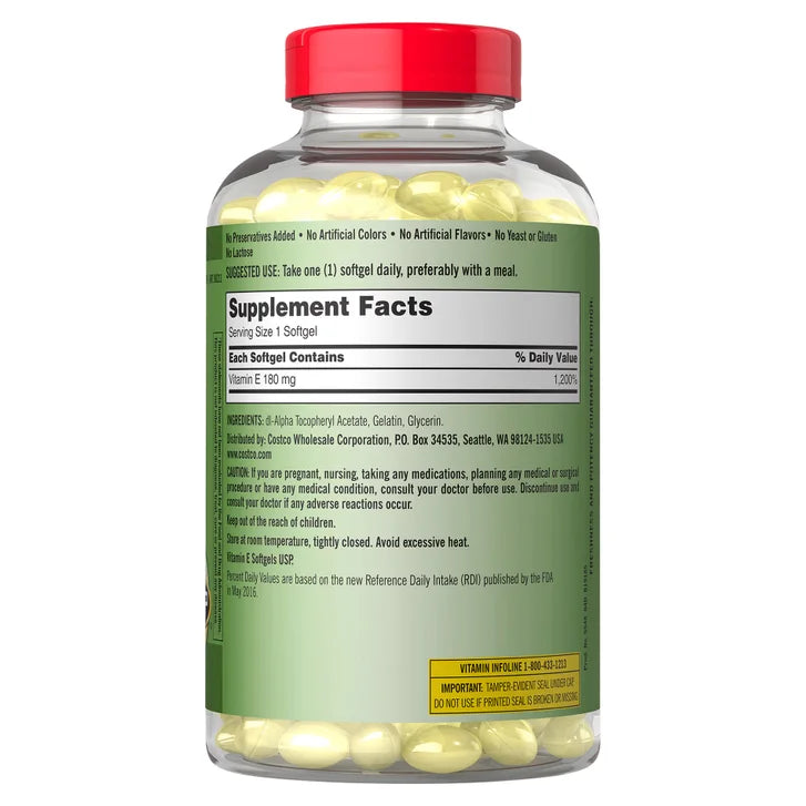 커클랜드 비타민 E 180mg 500소프트젤
