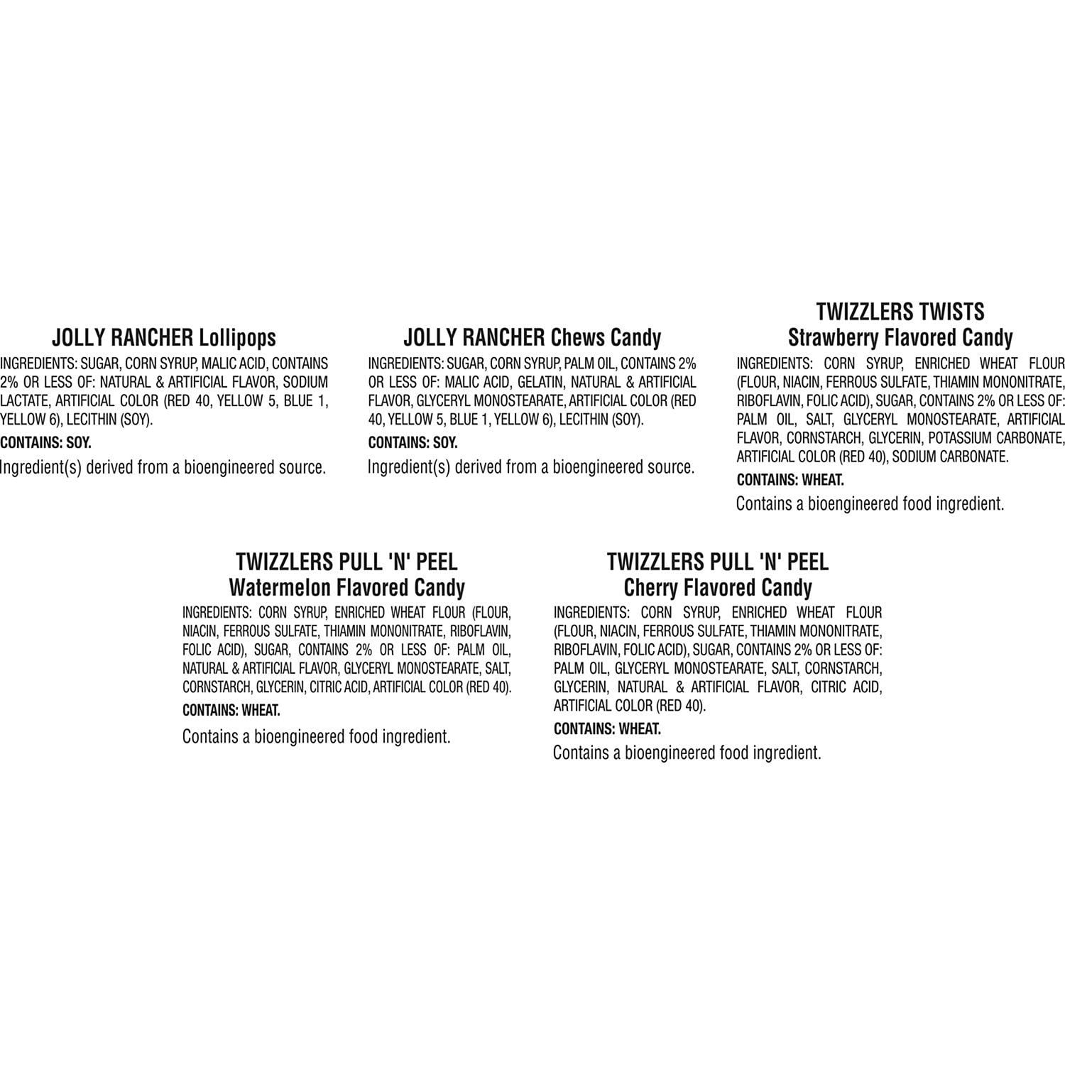 졸리랜처 & 트위즐러 버라이어티팩 270개입 — 하드캔디+쫄깃 젤리 혼합팩