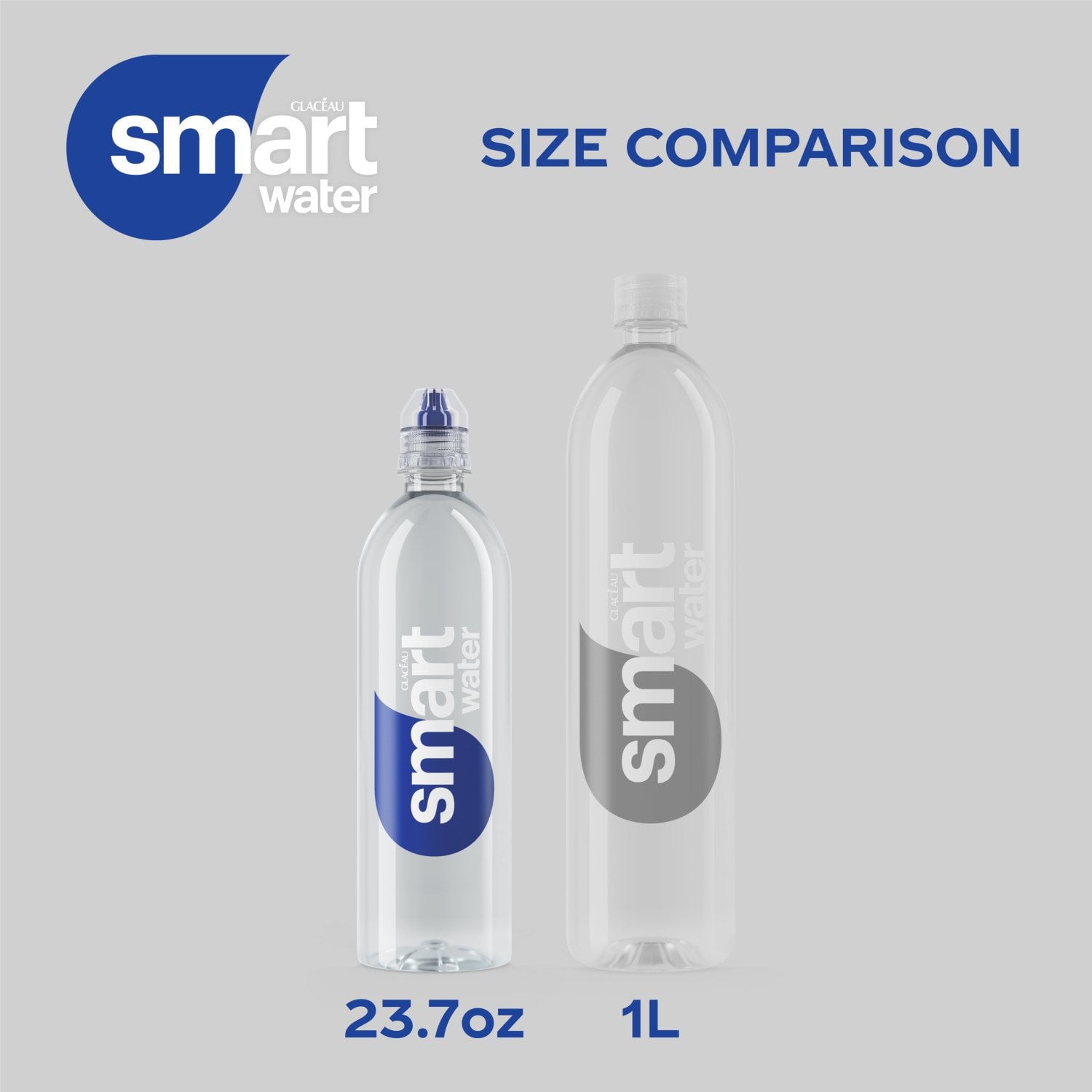 글라소 스마트워터 베이퍼 디스틸드 23.7 fl. oz × 15 – 대용량 프리미엄 생수