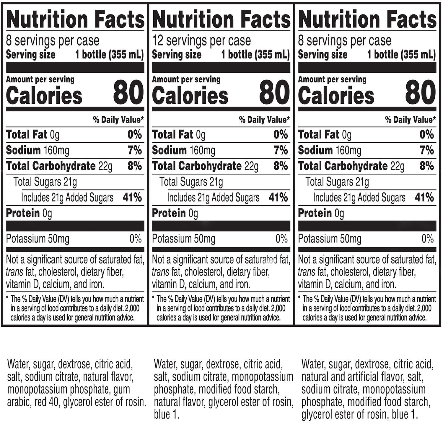 게토레이 서스트 퀀처 터프 버라이어티 팩 12 fl. oz., 28 pk. – 운동 후 수분 보충용으로 구성된 스포츠 음료