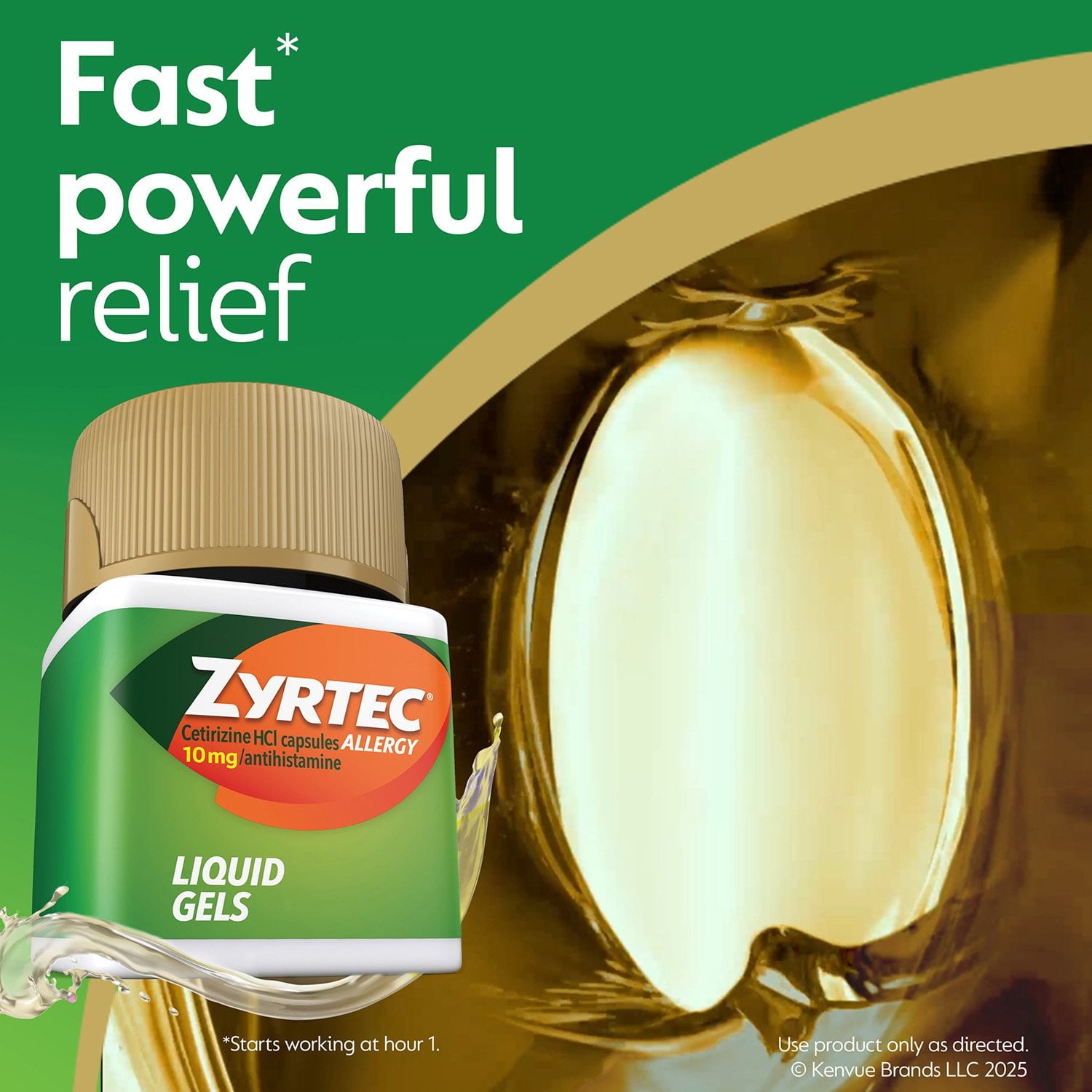 제이텍(Zyrtec) 24시간 알레르기 리퀴드젤 65개 — 빠른 흡수, 강력 알레르기 완화