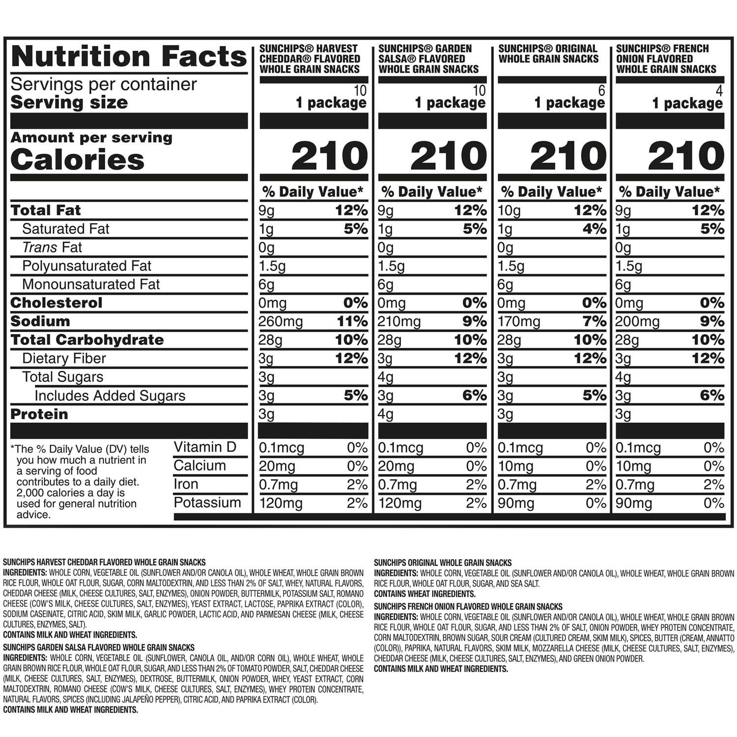 썬칩 통곡물 버라이어티 팩 30개입 ( 다양한맛 )