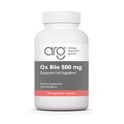 알러지 리서치 그룹 옥스 바이 500mg – 100캡슐 – 지방 흡수 장애가 있는 경우 고함량 담즙 보충