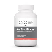 알러지 리서치 그룹 옥스 바이 125mg – 180 베지 캡슐 – 담즙 보충을 통해 지방 소화 지원