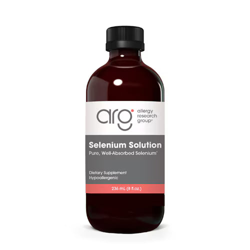 알러지 리서치 그룹 셀레늄 솔루션 – 100mcg – 8 fl oz – 항산화 효소 작용을 지원하는 셀레늄 액상 포뮬러