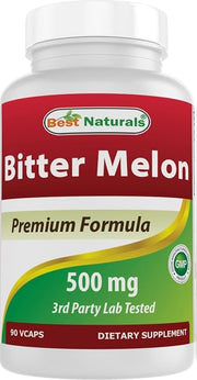 베스트 내추럴스 비터 멜론 500mg – 90 베지 캡슐 – 혈당 변동이 잦은 경우 선택되며, 당 대사 균형 보조