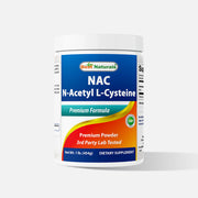 베스트 내추럴즈 NAC N-아세틸 시스테인 파우더 1lb – 간 해독·항산화·면역 강화