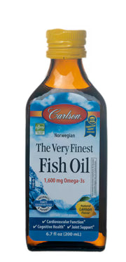 칼슨 더 베리 파이니스트 피쉬 오일 레몬 – 1600mg – 6.7 fl oz – 고함량 EPA·DHA를 제공하는 프리미엄 액상 어유로 심혈관 건강과 염증 반응 완화 보조
