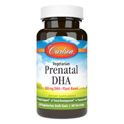 칼슨 베지테리언 프리네이탈 DHA – 500mg – 60 베지 소프트젤 – 해조류 유래 DHA로 임신 전·임신·수유기 여성의 태아 두뇌·시각 발달 지원