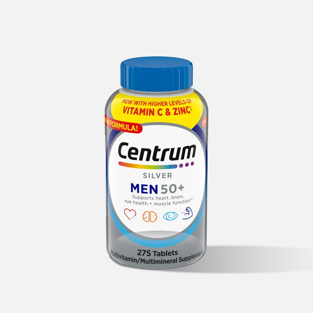 센트룸 실버 남성용 50대 이상 면역지원 멀티 종합 비타민 275정