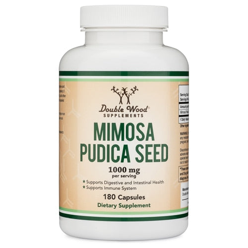 더블우드 미모사 푸디카 씨드 1000mg – 180캡슐 – 장내 정화 관리가 필요한 경우 선택
