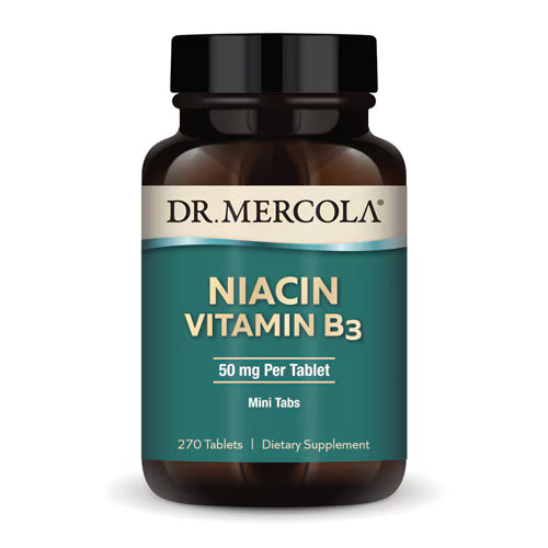 닥터 머콜라 나이아신 비타민 B3 50mg – 270정 – 에너지 대사와 혈관 확장, 지질 대사 보조용 저용량 나이아신