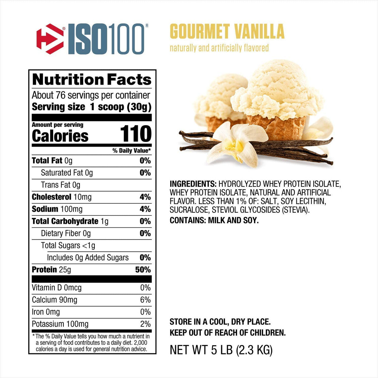 다이마타이즈 ISO100 5lb – 초고순도 가수분해 분리유청 단백질