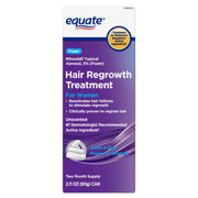 Equate 여성용 미녹시딜 5% 폼 정수리 탈모 모발 재성장 트리트먼트 60g 2개월분