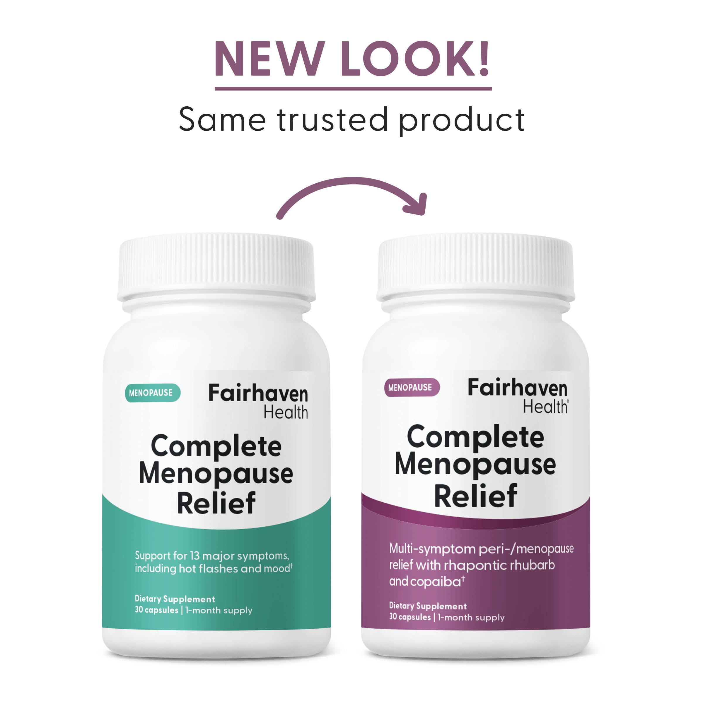 페어헤븐헬스 갱년기 완전 케어 포뮬라 – 홍조·야간땀·감정 기복 완화 비호르몬 보조제 (30정)