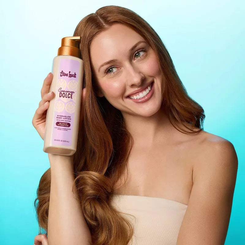 Tree Hut Hydraglow Body Lotion - Cinnamon Dolce - 18 fl oz