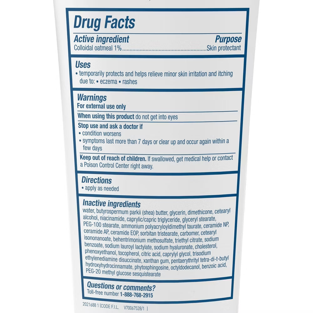 세라비 건조·가려움 아토피 피부 진정 보습 크림 콜로이드 오트밀 1% 8fl oz