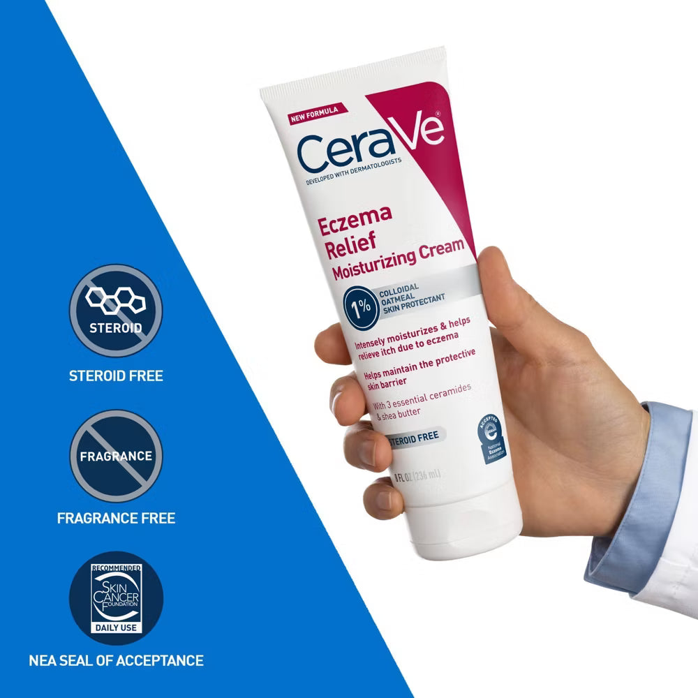 세라비 건조·가려움 아토피 피부 진정 보습 크림 콜로이드 오트밀 1% 8fl oz