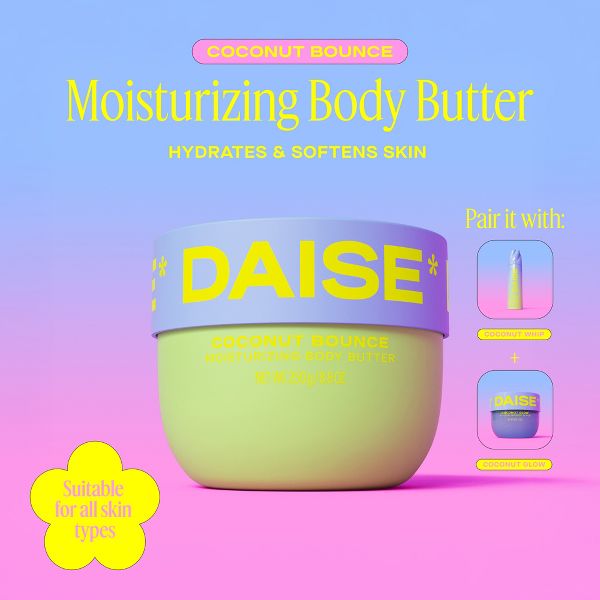 데이즈 바디 버터 코코넛 바운스 8.8 oz – 코코넛 향 보습 크림