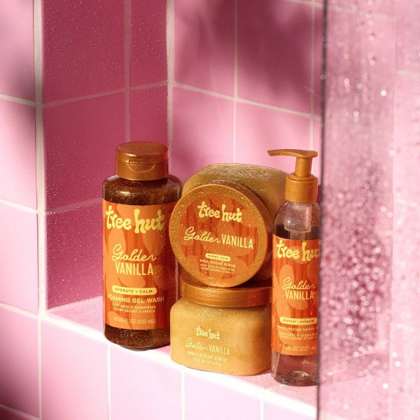 Tree Hut Body Scrub - Golden Vanilla - 18oz