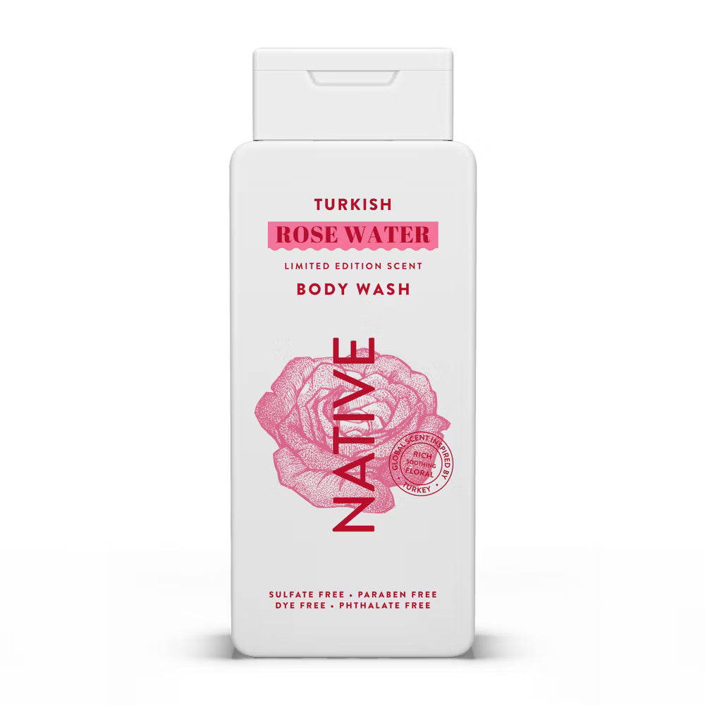 Native Passport Limited Edition Global Flavors Sulfate-Free Body Wash - Turkish Rose Water - 18 fl oz