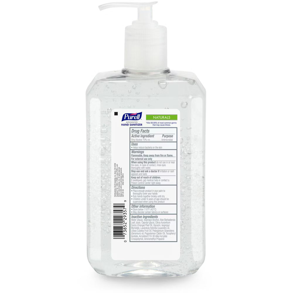 Purell 2 fl oz Naturals Gel + 8 fl oz Hand Sanitizer + 24 fl oz Citrus Hand Sanitizer