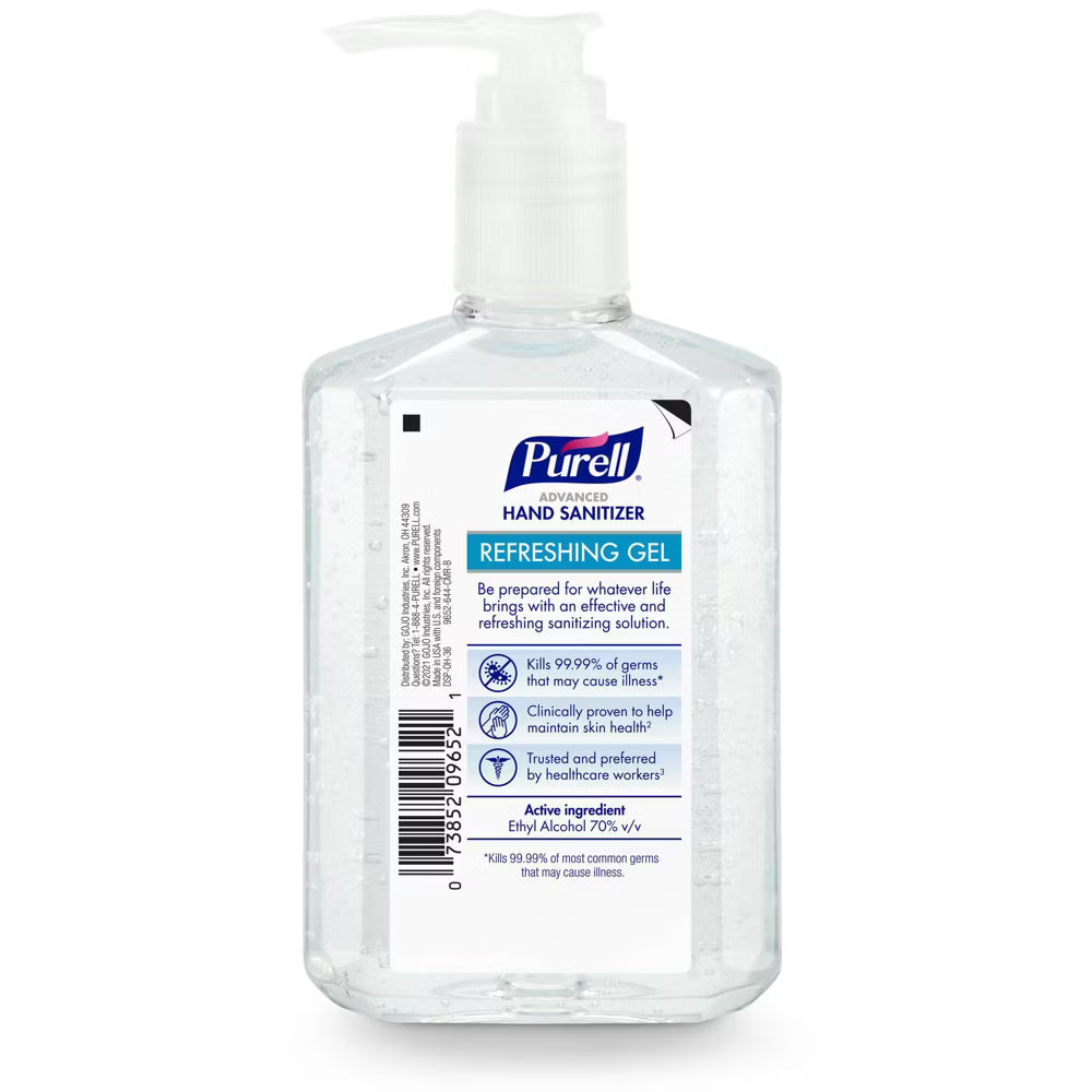퓨렐 핸드 소독제 펌프형 8fl oz 4개입