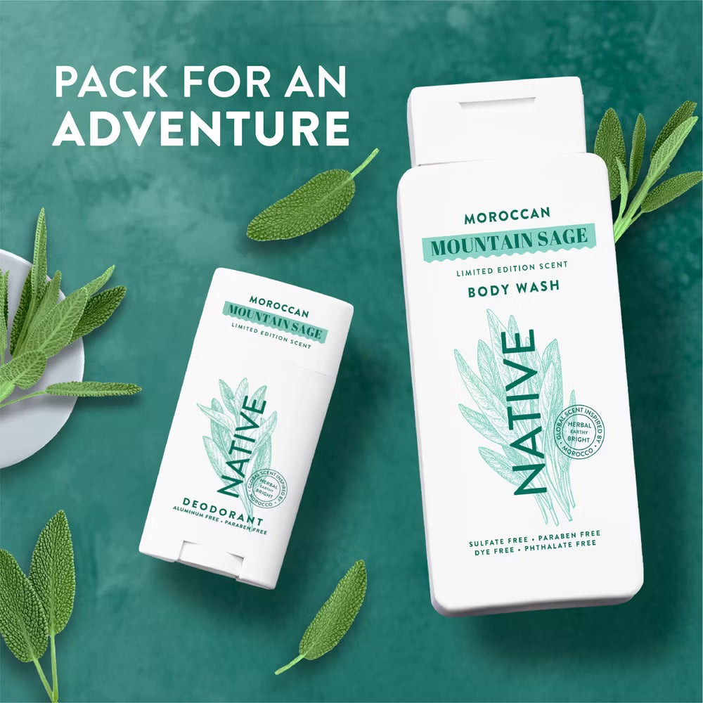 Native Passport Limited Edition Global Flavors Sulfate-Free Body Wash - Moroccan Mountain Sage - 18 fl oz