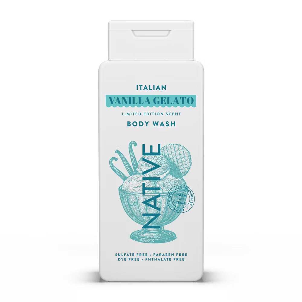 Native Passport Limited Edition Global Flavors Sulfate-Free Body Wash - Italian Vanilla Gelato - 18 fl oz