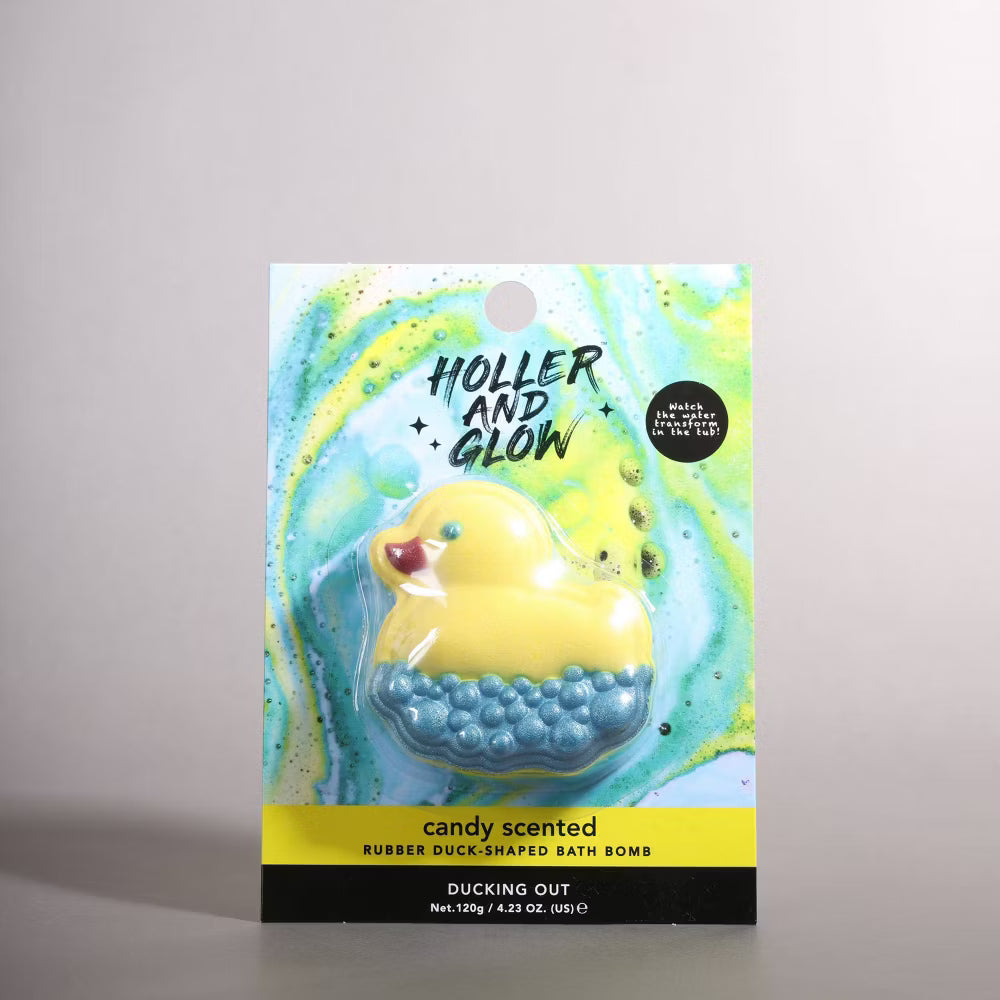 홀러 앤 글로우 옐로우 덕 배스밤 4.23 oz – 오리 모양 입욕제