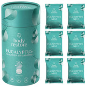 바디 리스토어 샤워 스티머 유칼립투스 & 민트 6 ct – 허브 향 샤워 스티머