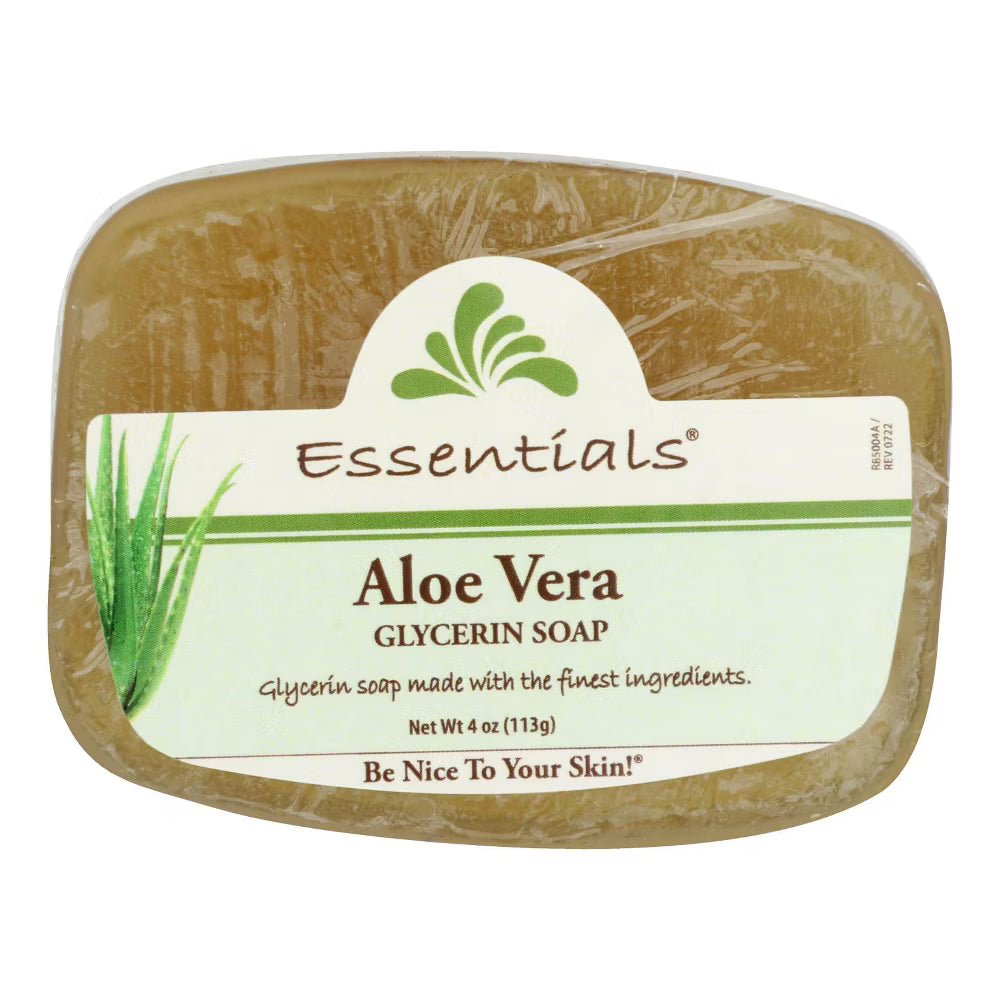 Clearly Natural Essentials Glycerine Bar Soap Aloe Vera - 4 oz