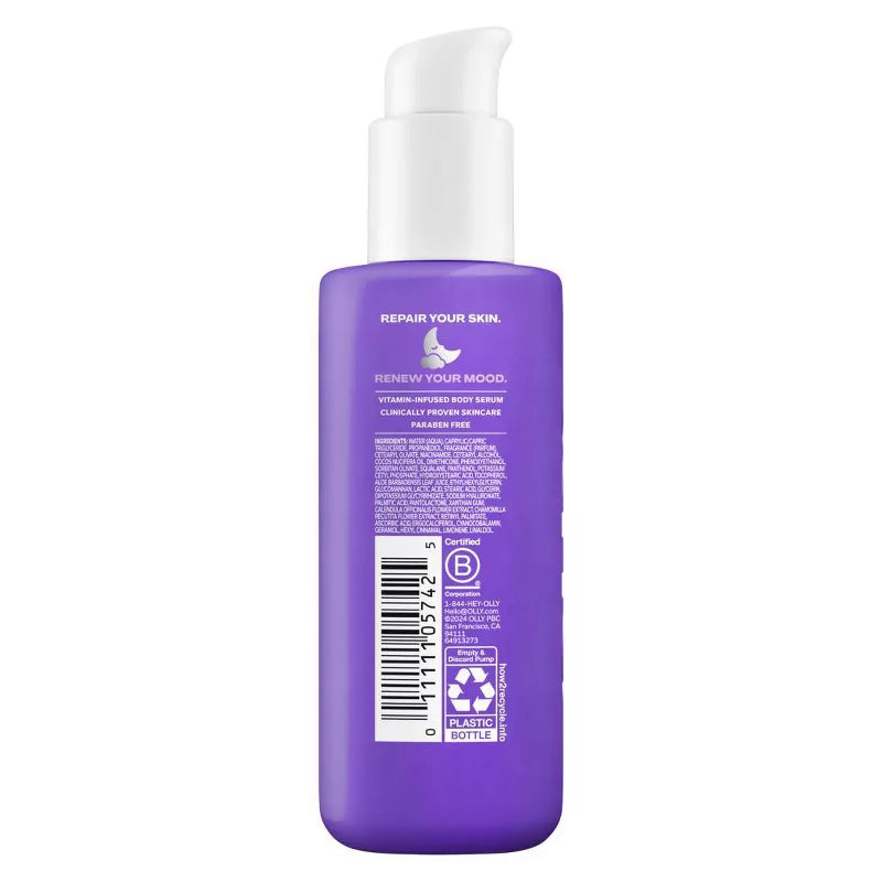 올리 리뉴 무드 & 스킨 비타민 바디 세럼 자스민 베르가못 트래블 3fl oz