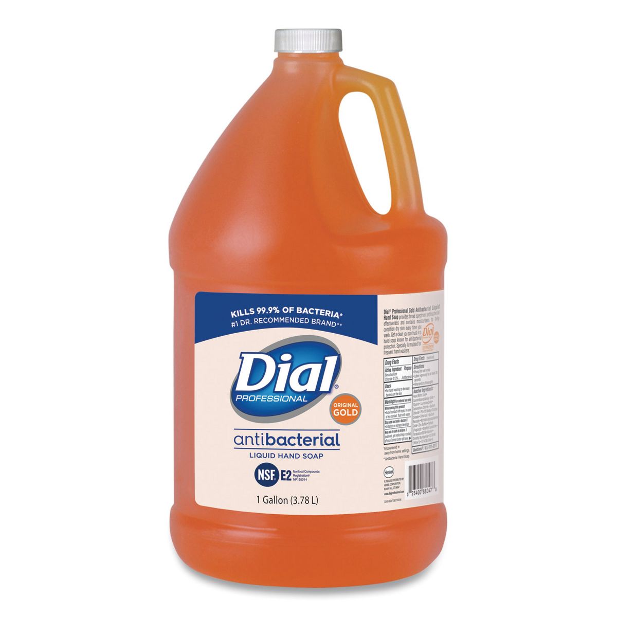 Dial Professional Gold Antibacterial Liquid Hand Soap, Floral, 1 gal - Pack of 4
