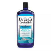 Dr Teal's Foaming Bath with Pure Epsom Salt, Restorative Minerals with Magnesium, Potassium & Zinc - 34 fl oz