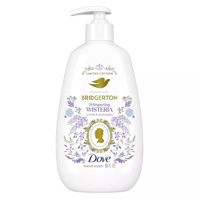 도브 브리저튼 한정판 핸드워시 위스퍼링 위스테리아 오키드 샴페인 향 12fl oz