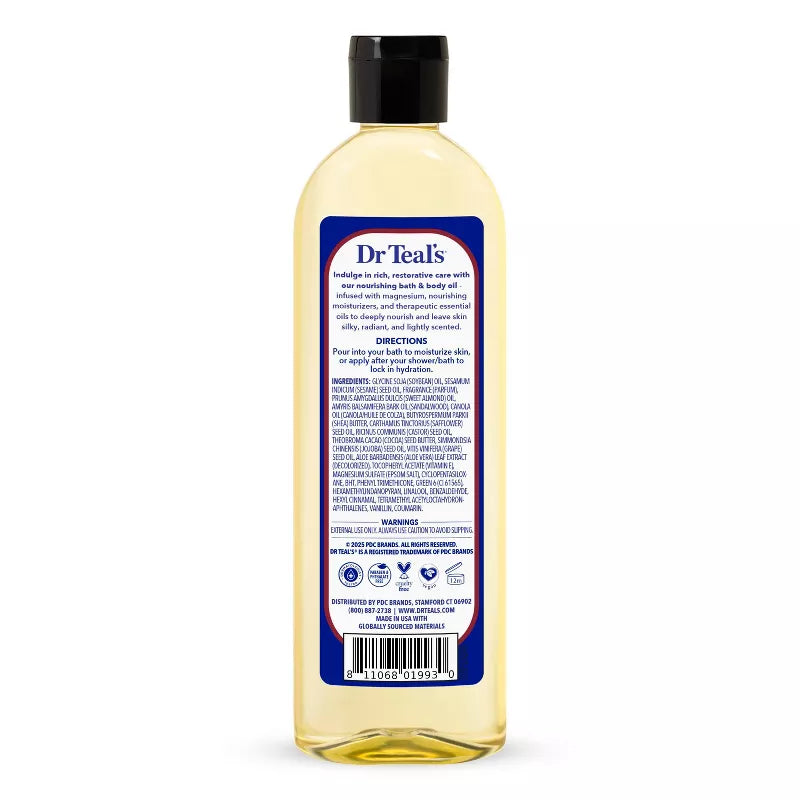닥터틸스 시어버터 & 아몬드 바디 오일 8.8fl oz